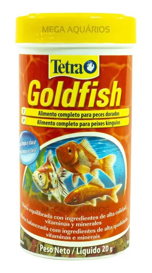 Ração Em Flocos Para Peixes Tetra Goldfish 20g