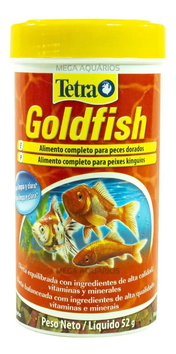 Ração Em Flocos Para Peixes Tetra Goldfish 52g