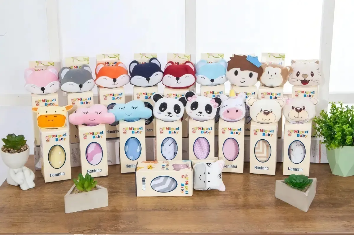Combo Naninha Bichinhos Para Bebe 30 Peças Revenda Atacado