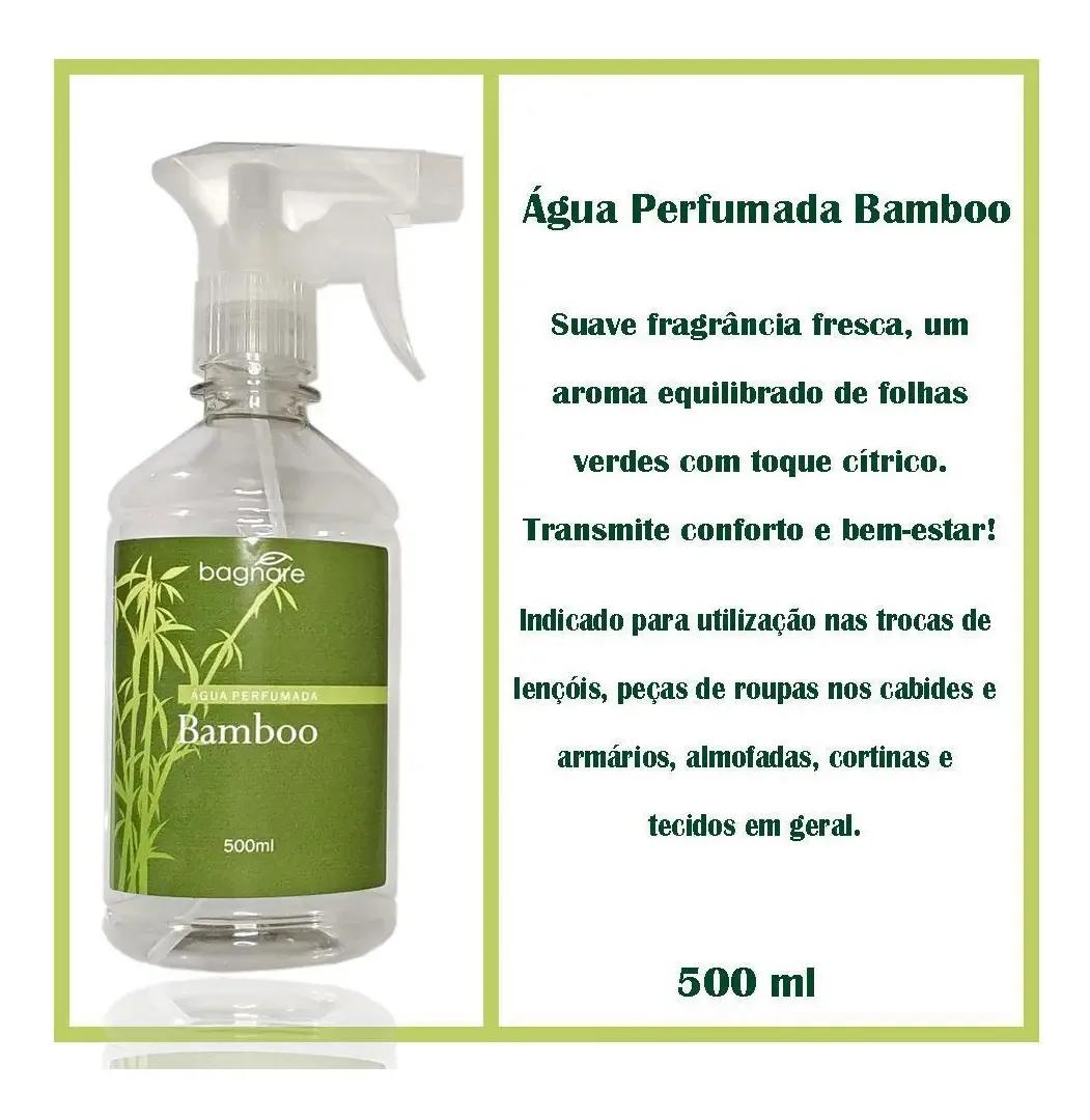Aromatizador Roupa Lençol Cama Bamboo Mm