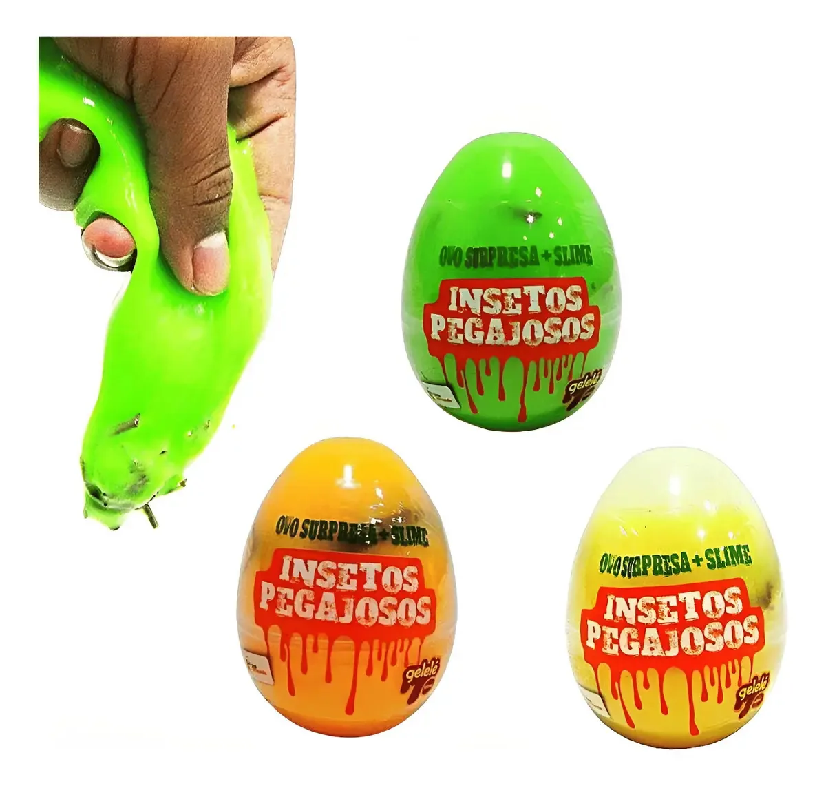 Kit Para Fazer Slime Commercedai Ovo
