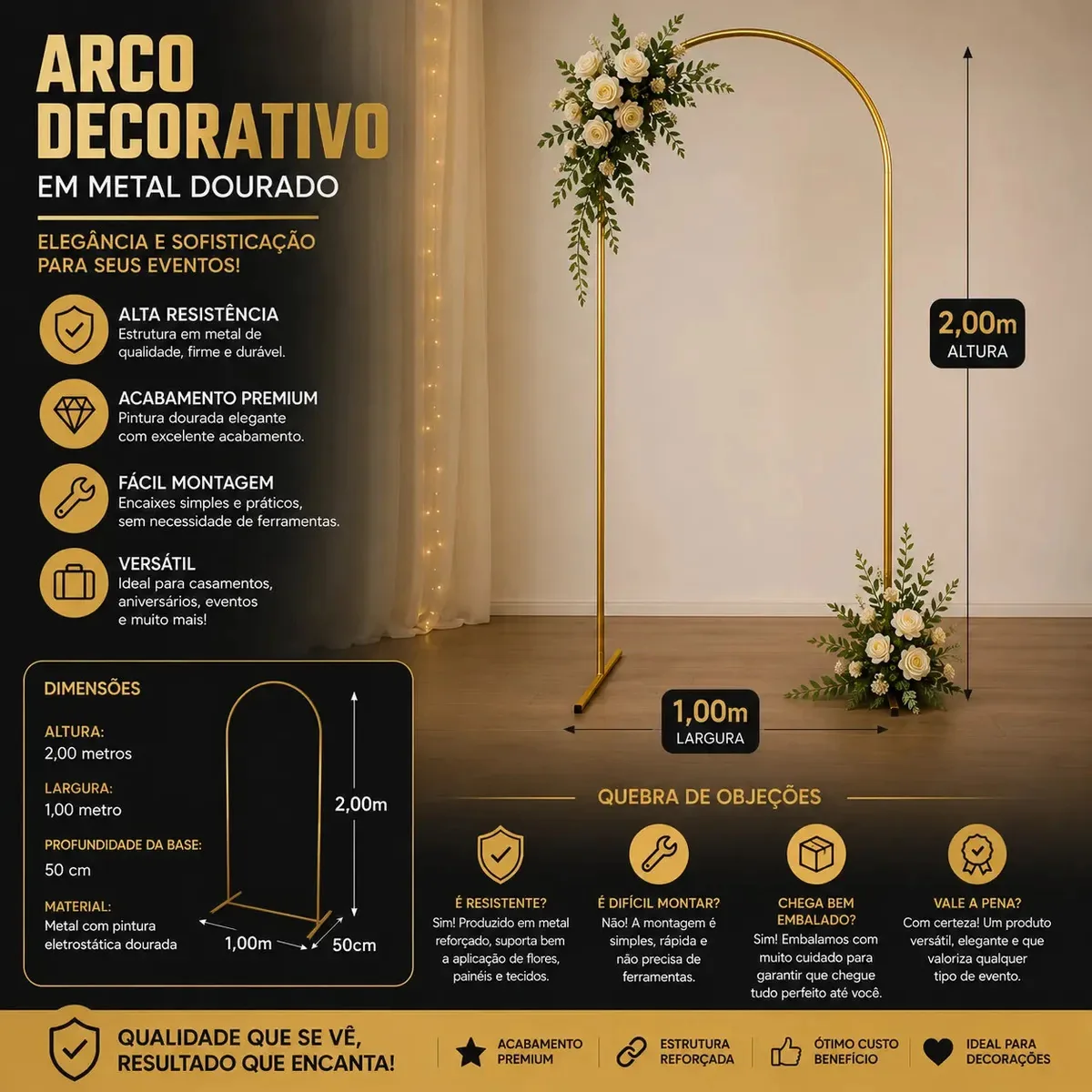 Painel Romano Festa Arco Redondo Decoração Festa P/ Tecido