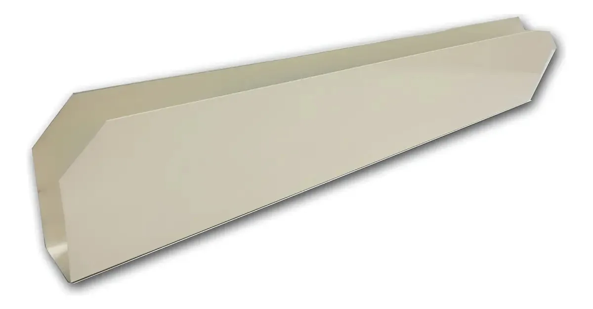 Protetor Galvanizado P/ Rodapé E Porta Cor Bege 90 Cm