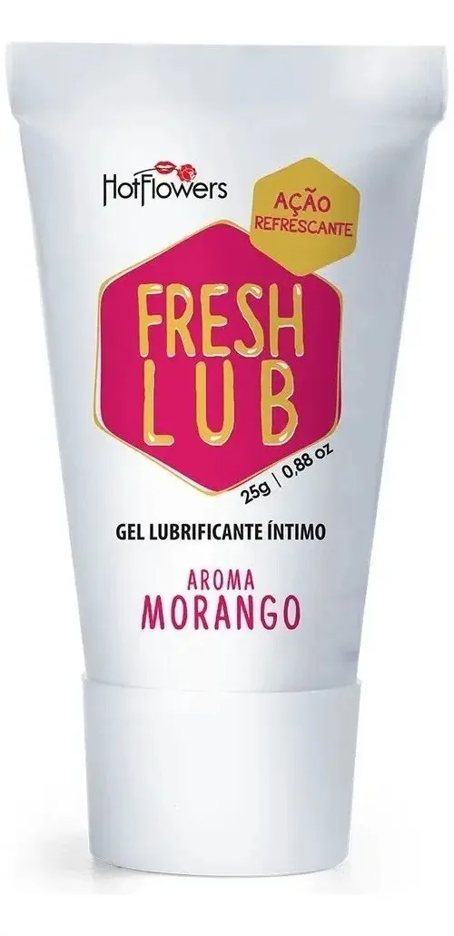 Gel Comestivel Para Massagem Íntima Morango Ou Menta