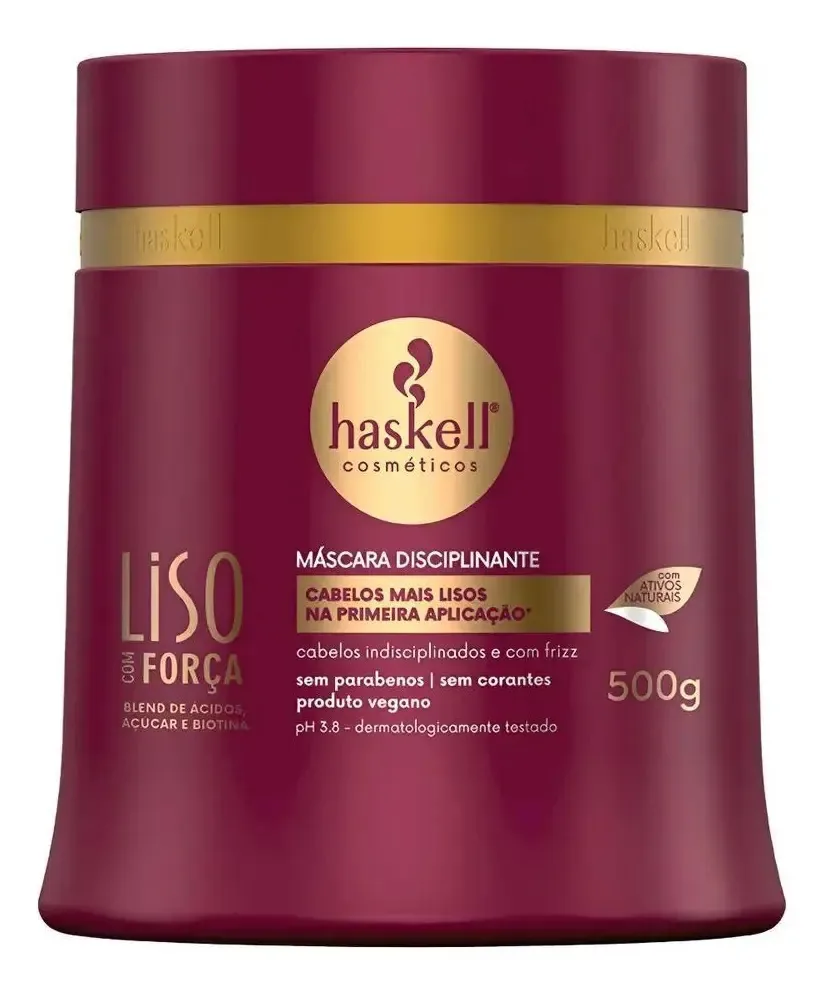 Haskell Liso Com Força Máscara 500g