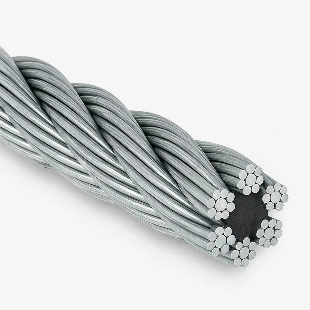 50 M Cabo De Aço 4.8mm 6x7 Vias Galvanizado S/ Revest
