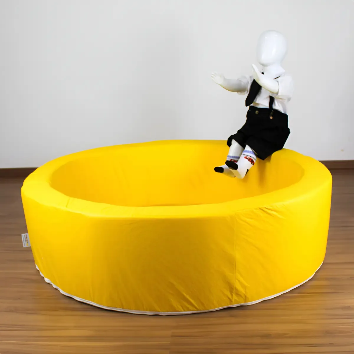 Piscina De Bolinhas 90cm Diâmetro X 30cm Altura Cor Amarelo