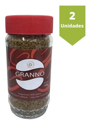 Kit 2 Cafés Solúveis Granno Liofilizado Freeze Dried - 100g