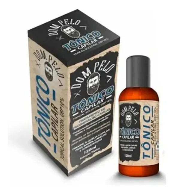 Loção Tônico Crescimento Cabelo Barba Sobrancelha 120ml