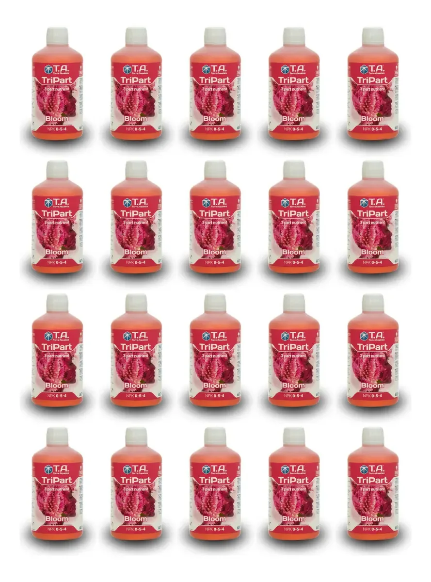 Kit Fertilizantes 20l Tripart Bloom 500ml Cultivo Indoor Npk
