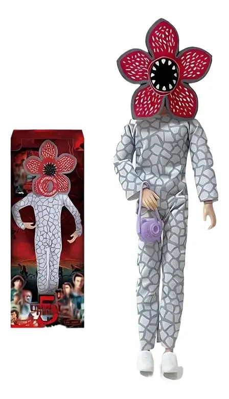 Bonecas de ação e bonecas de Stranger Things + Mus Color Piranha