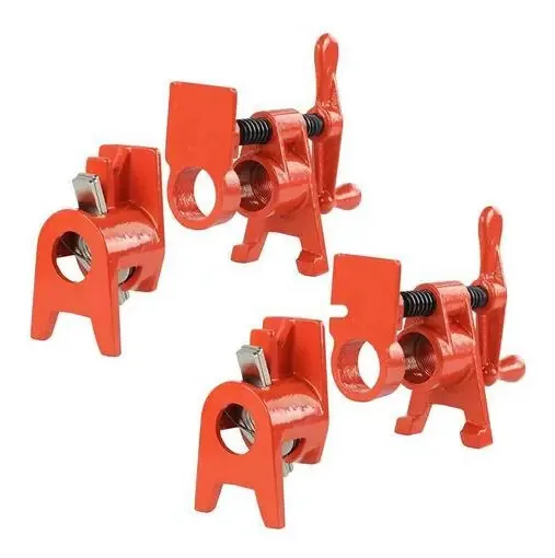 Kit 2 Grampos Sargento Para Canos 3/4 Pipe Clamp