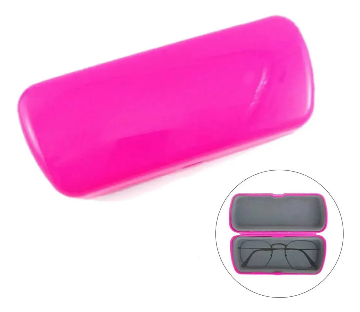 Kit 10 Porta Óculos Estojo Para Óculos Rosa Caixinha Óculos