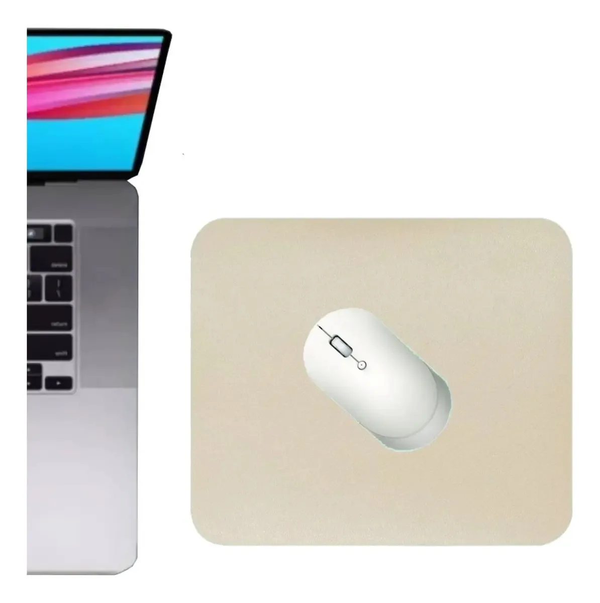 Mousepad Palha Liso Pequeno 20x20 Impermeavel Alta Qualidade Palha/areia Liso