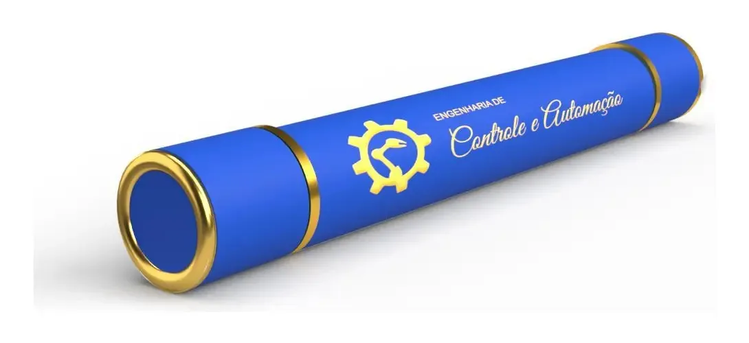 Canudo De Formatura Personalizado Controle E Automação