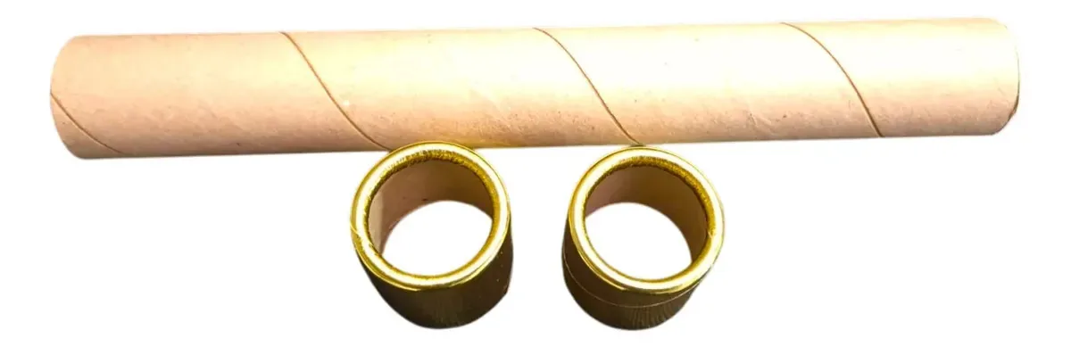 100 Canudos De Formatura Kraft Crú Cáqui