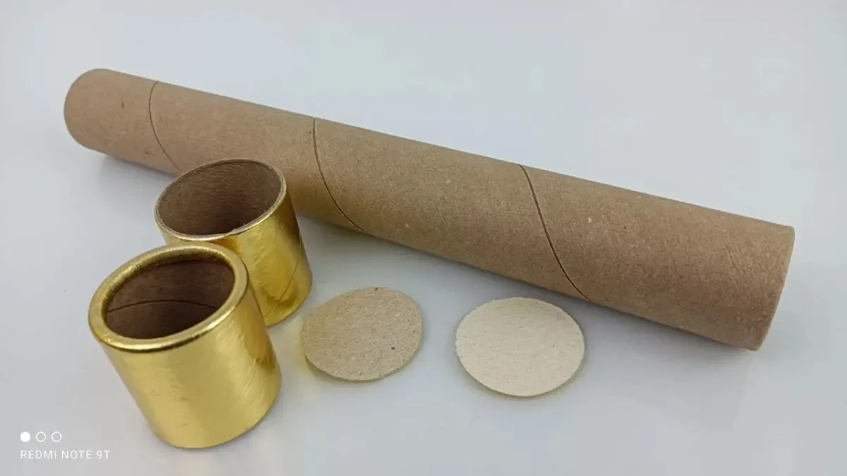 10 Canudos De Formatura Kraft Dourado Faça Você Mesmo