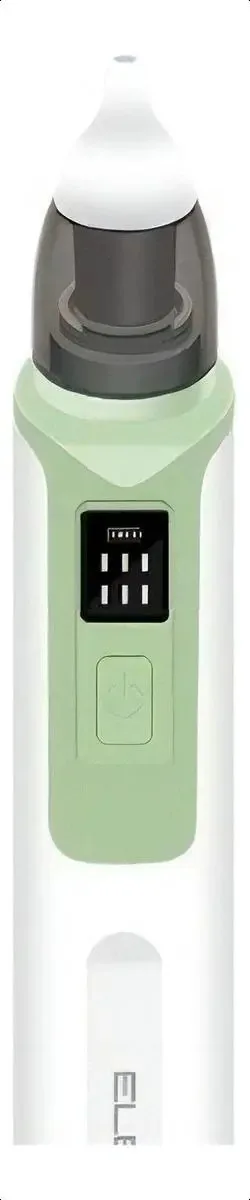 Aspirador Nasal Elétrico Recarregável Elera Verde Bico 2 Filtros BPA Free