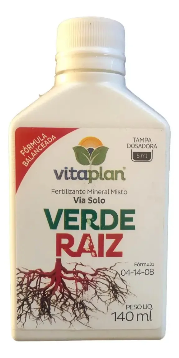 Fertilizante Mineral Verde Raiz (140ml) Vitaplan