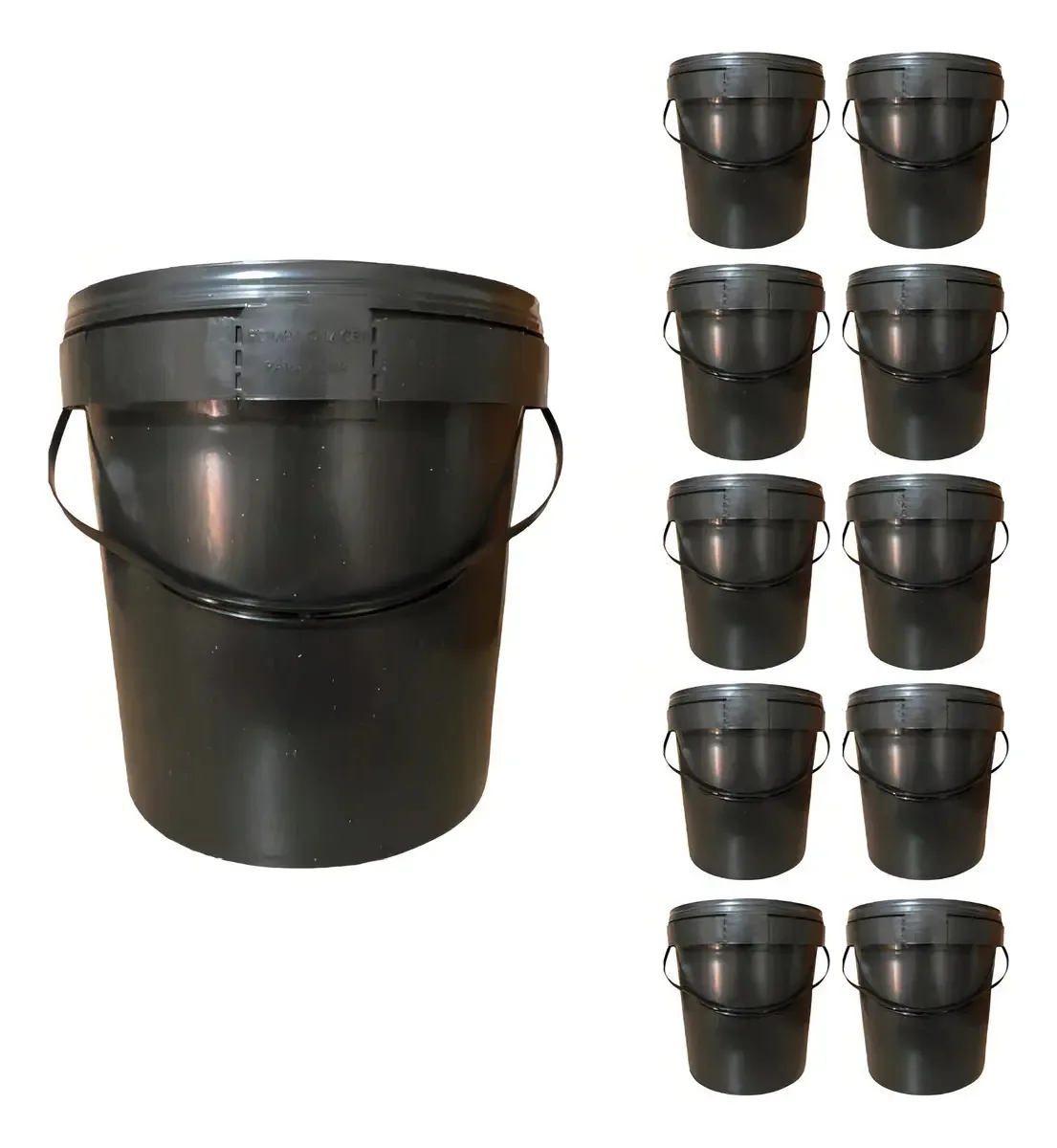 Balde Para Graxa - 10 Pçs