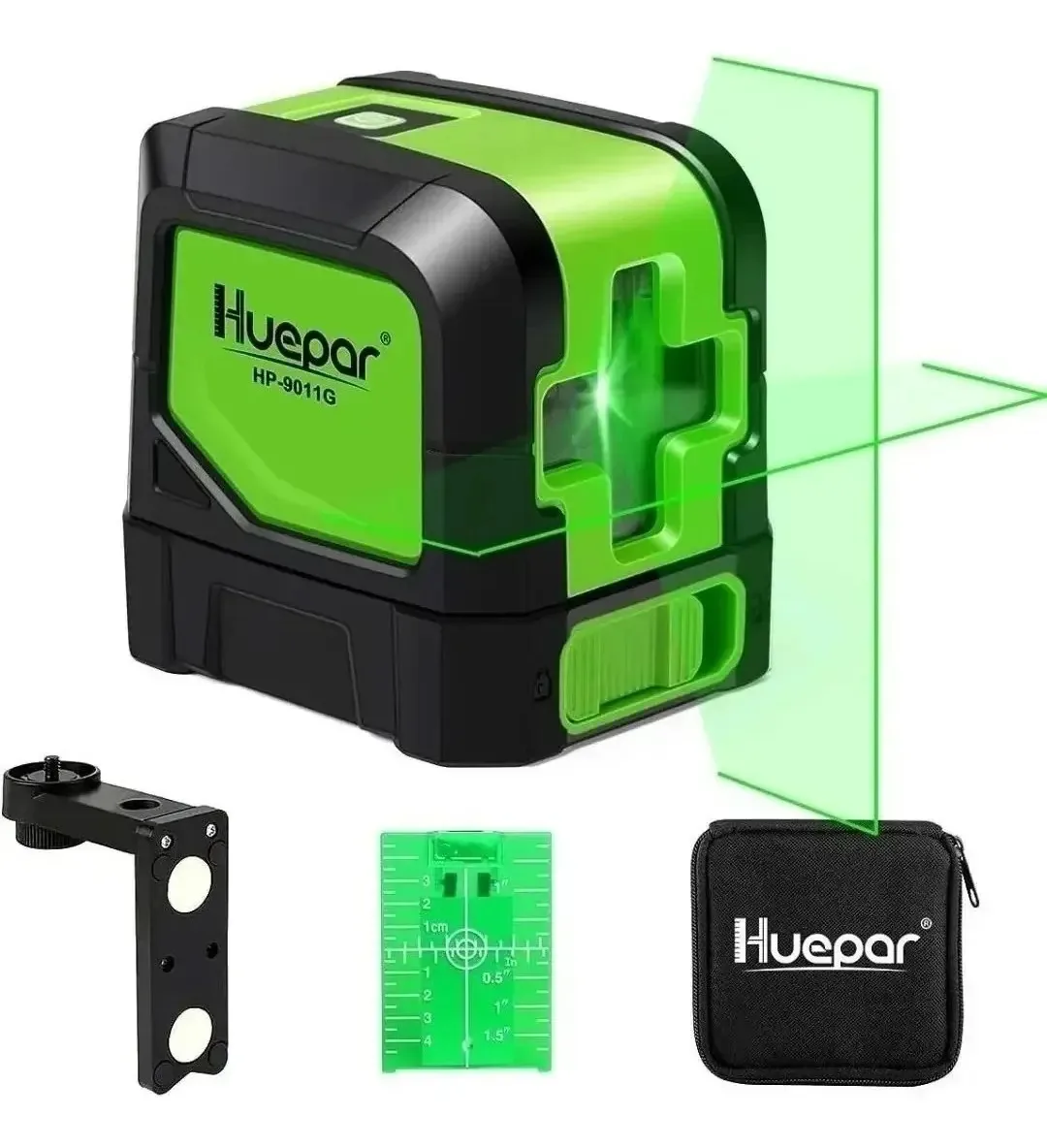 Nível A Laser Verde 30m Com Suporte Magnético Bolsa Precisão