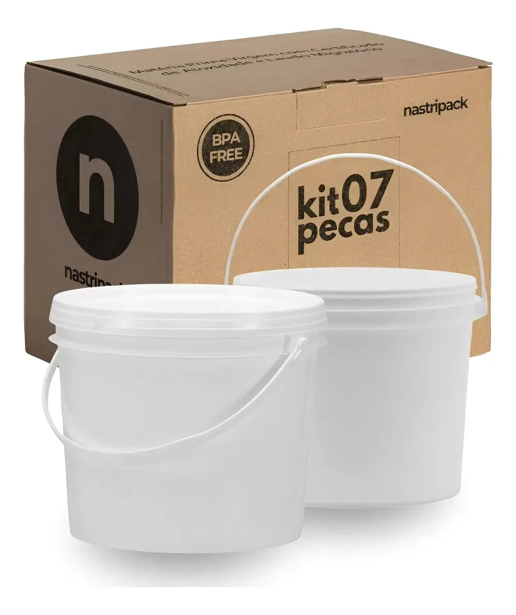 Balde Para Cereais 1.8 Litros 7 Pçs