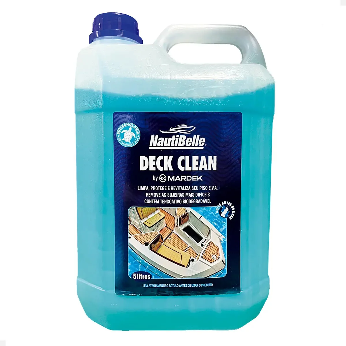 Limpador Pisos Automotivo Eva Deck Clean 5l Profissional Embarcação Lancha Barco Veleiro Tira Manchas Revitalizador
