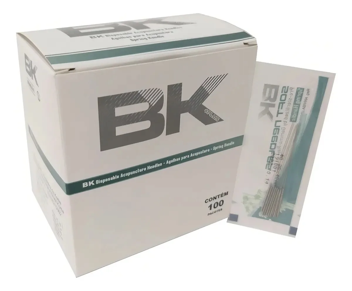 Agulha Sistêmica Para Acupuntura Bk C/1000 Unid