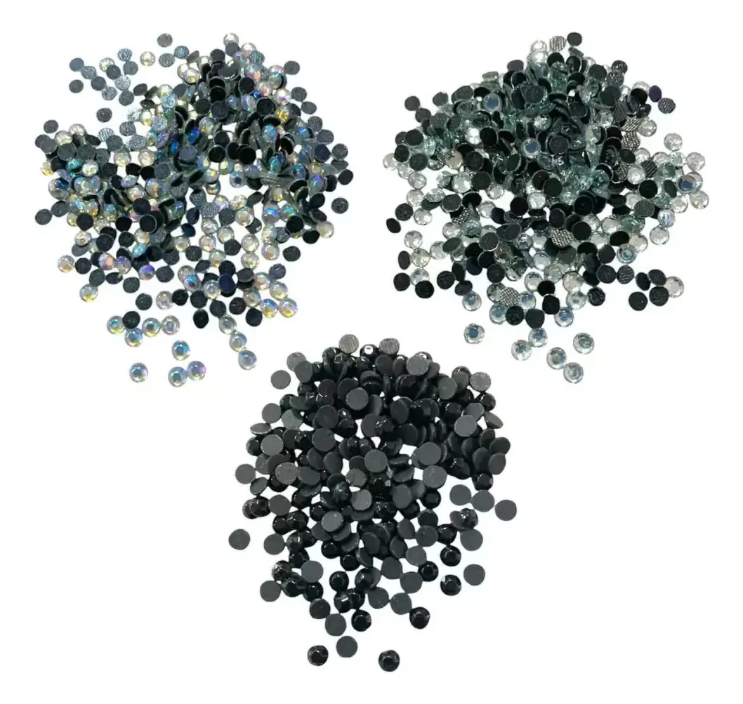 Strass Cristal Ss4 Hotfix 1440 Peças Termocolante Para Unhas Cor Boreal