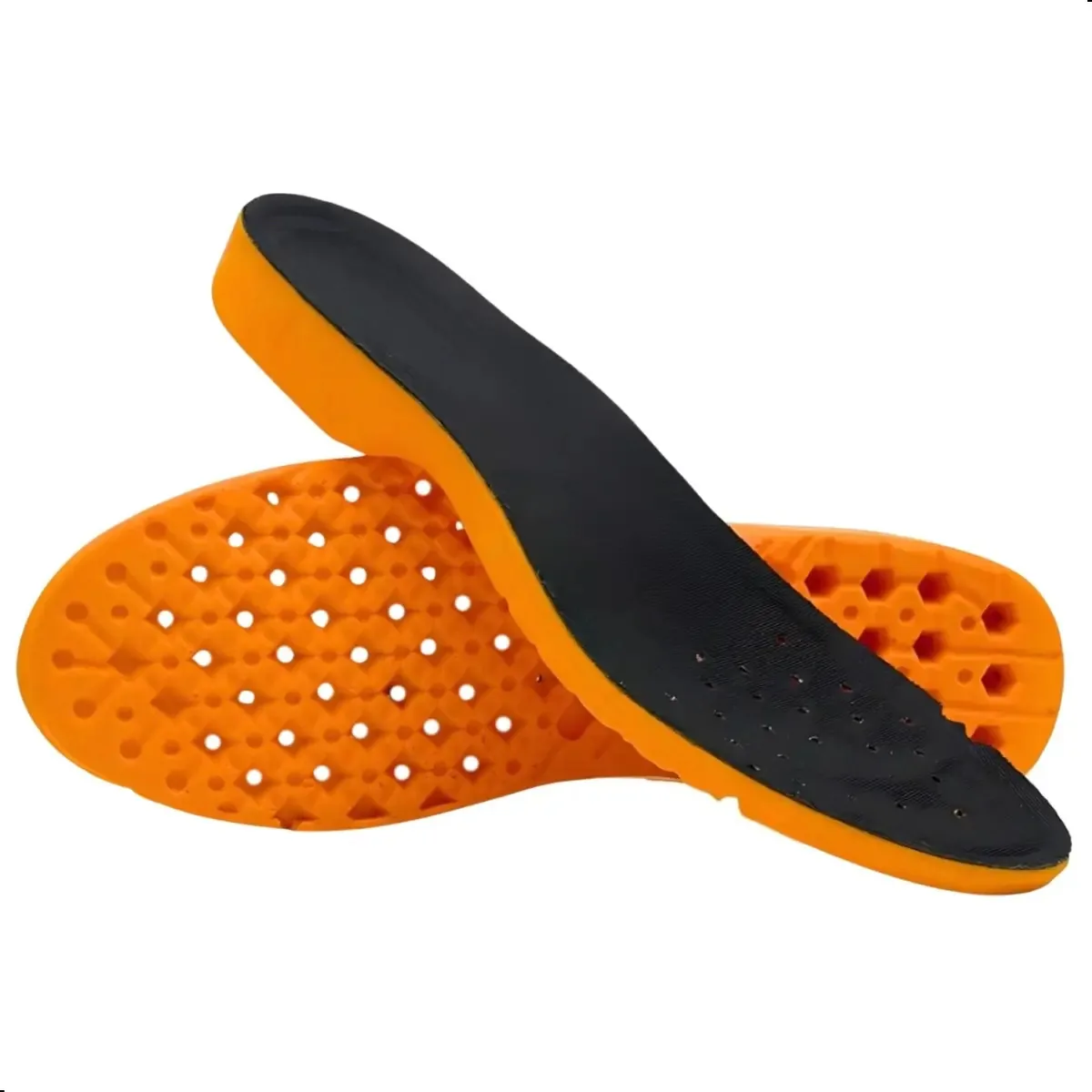 Palmilha anatômica VNT BOOTS 41 em PU, absorção de impacto, 2,5 cm no calcanhar, par para botas