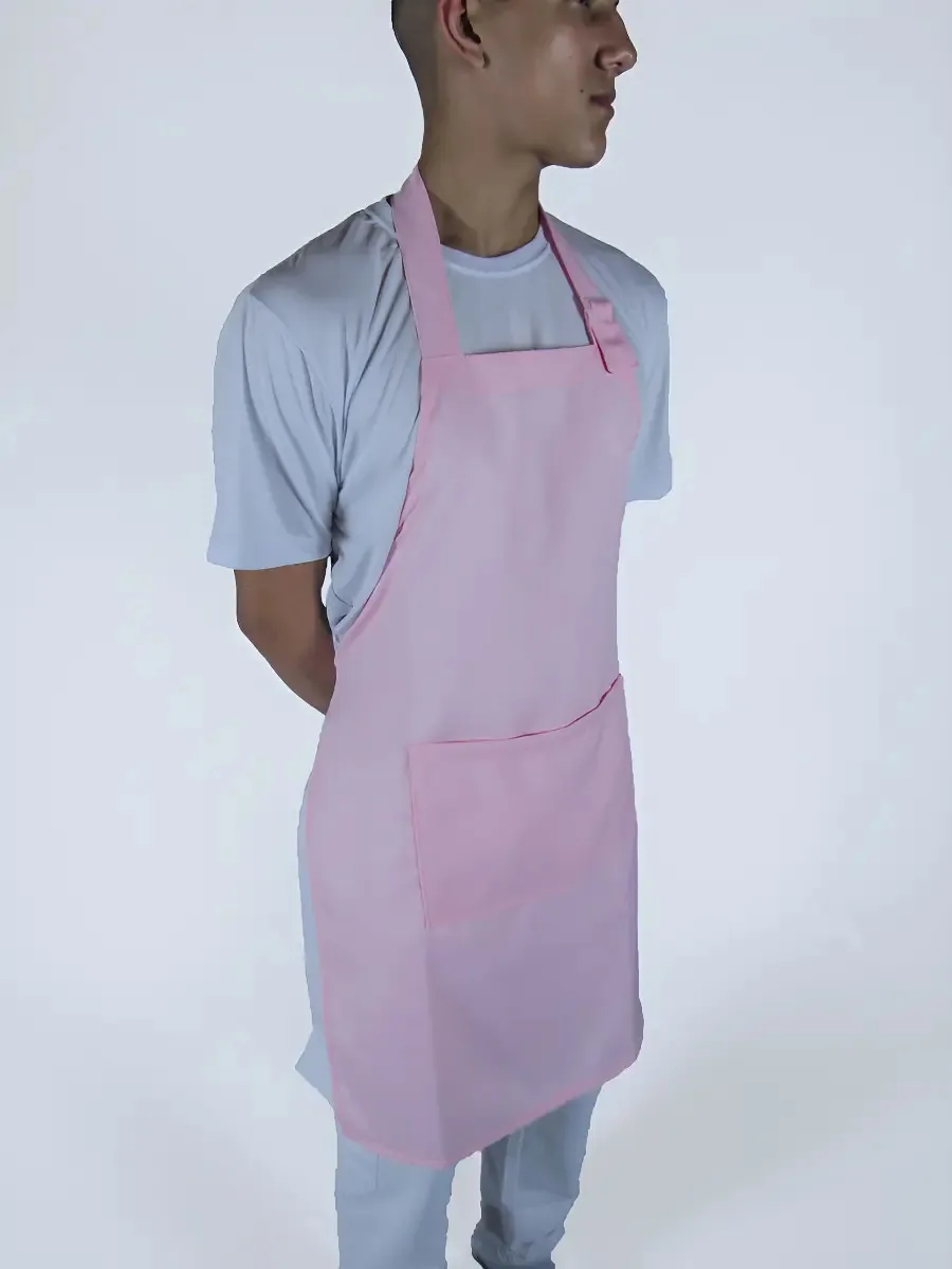 Avental Churrasqueiro Oxford Rosa Com Bolso Zengo Uniformes