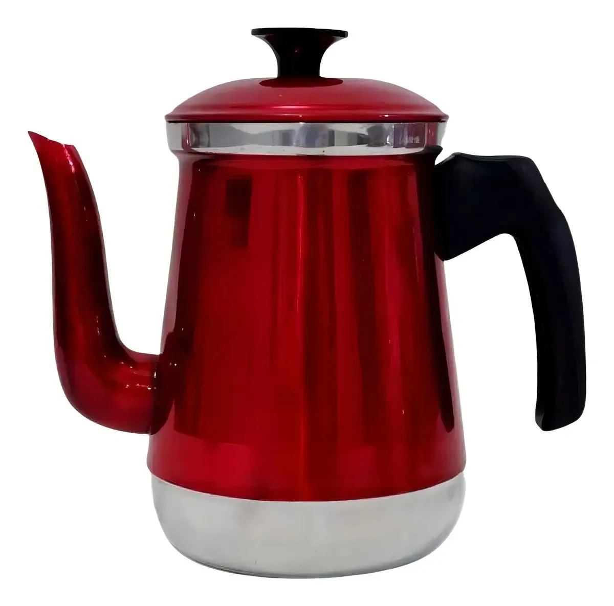 Bule Com Bico Para Café Chá Leite Em Alumínio