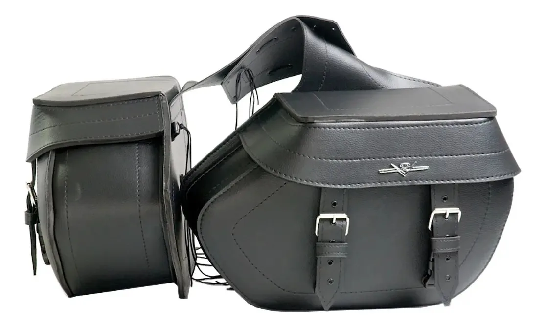 Alforge Lateral - Modelo Heritage (liso) - Preto