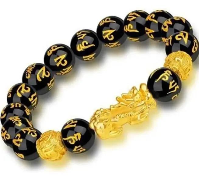 Kit 2 Pulseiras Fengshui Atraia Sorte Prosperidade E Riqueza