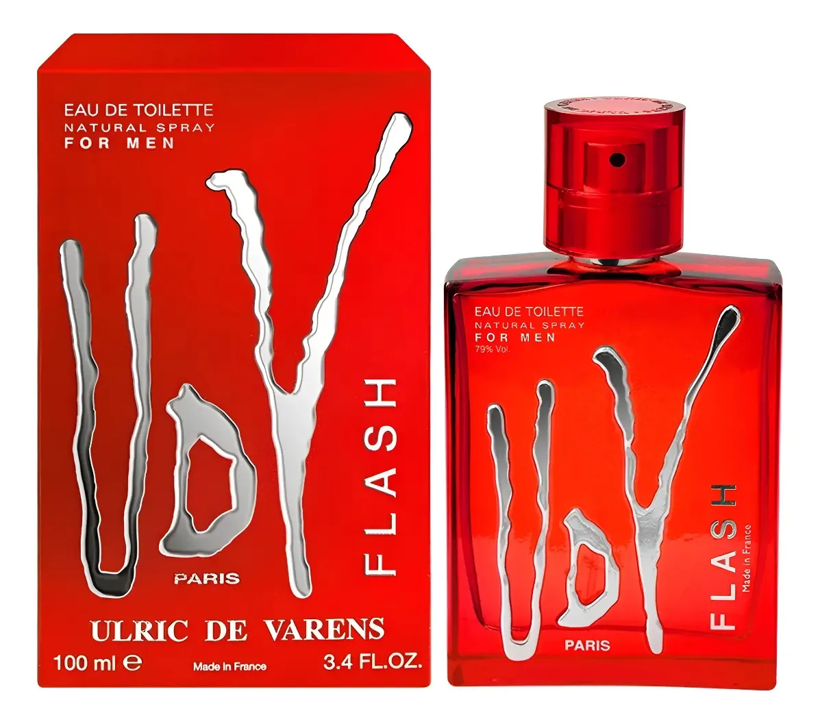 Perfume Ulric de Varens Masculino 100ml Notas Marinhas e Madeira