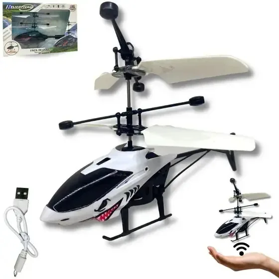 Helicóptero Drone Que Voa A Sensor Pelas Mãos Sem Controle Cor Sortidos Personagem Sem Personagem