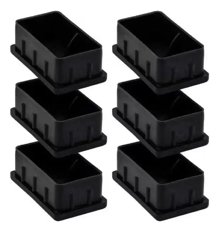 Kit de Ponteiras Internas em Polietileno para Móveis 50x20mm e 30x30mm