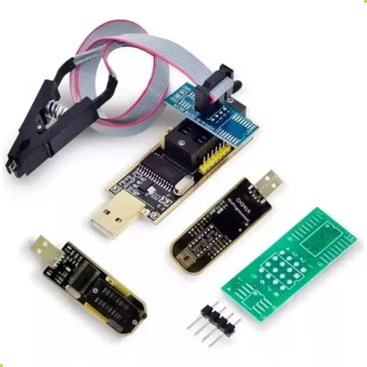 Adaptador USB Gravador de Eprom Blutu CH341A Leitor EEPROM 24xx 25xx