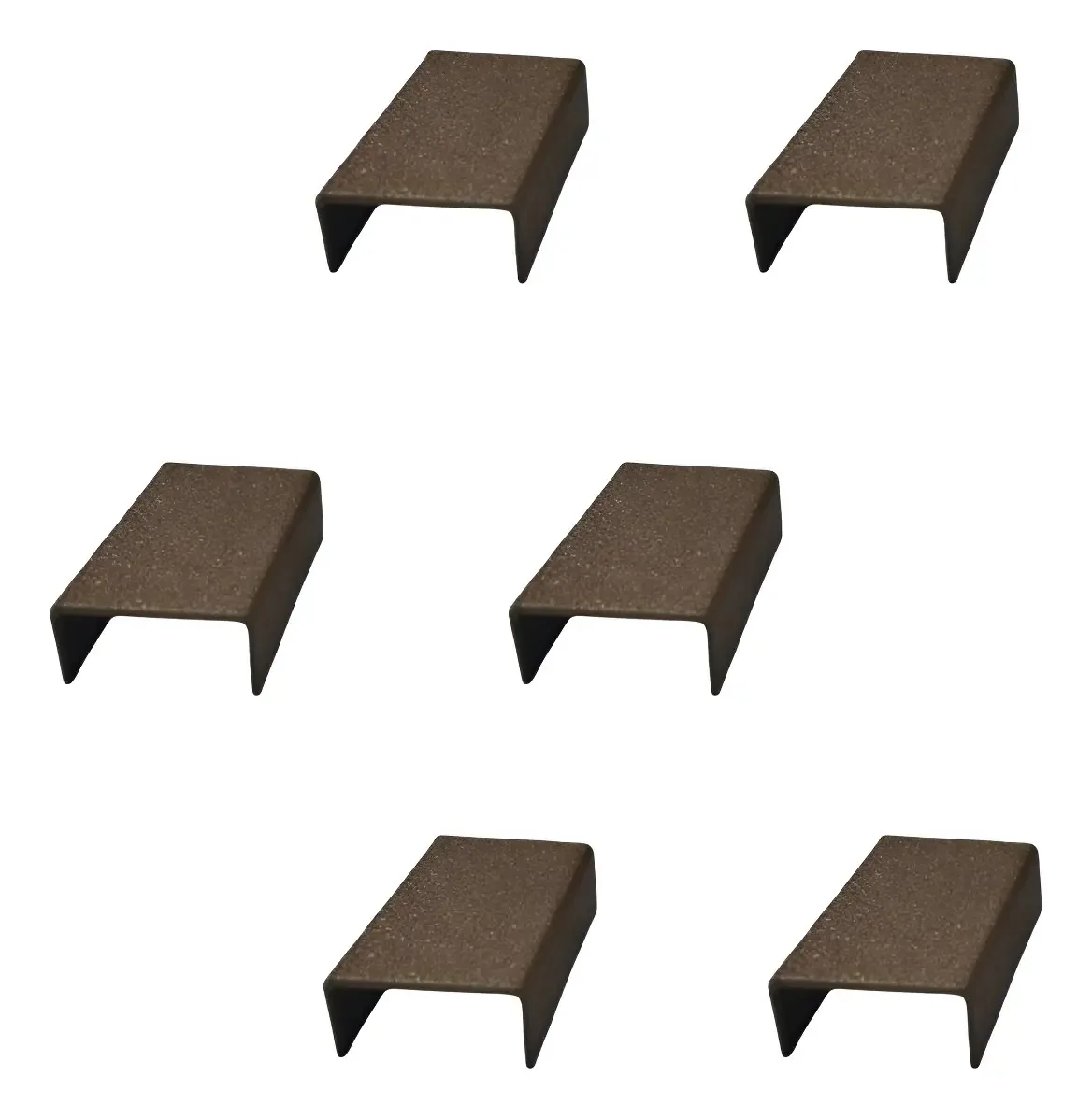 Kit 6 Luvas De Emenda 20x10mm Para Canaleta Sistema X Mogno