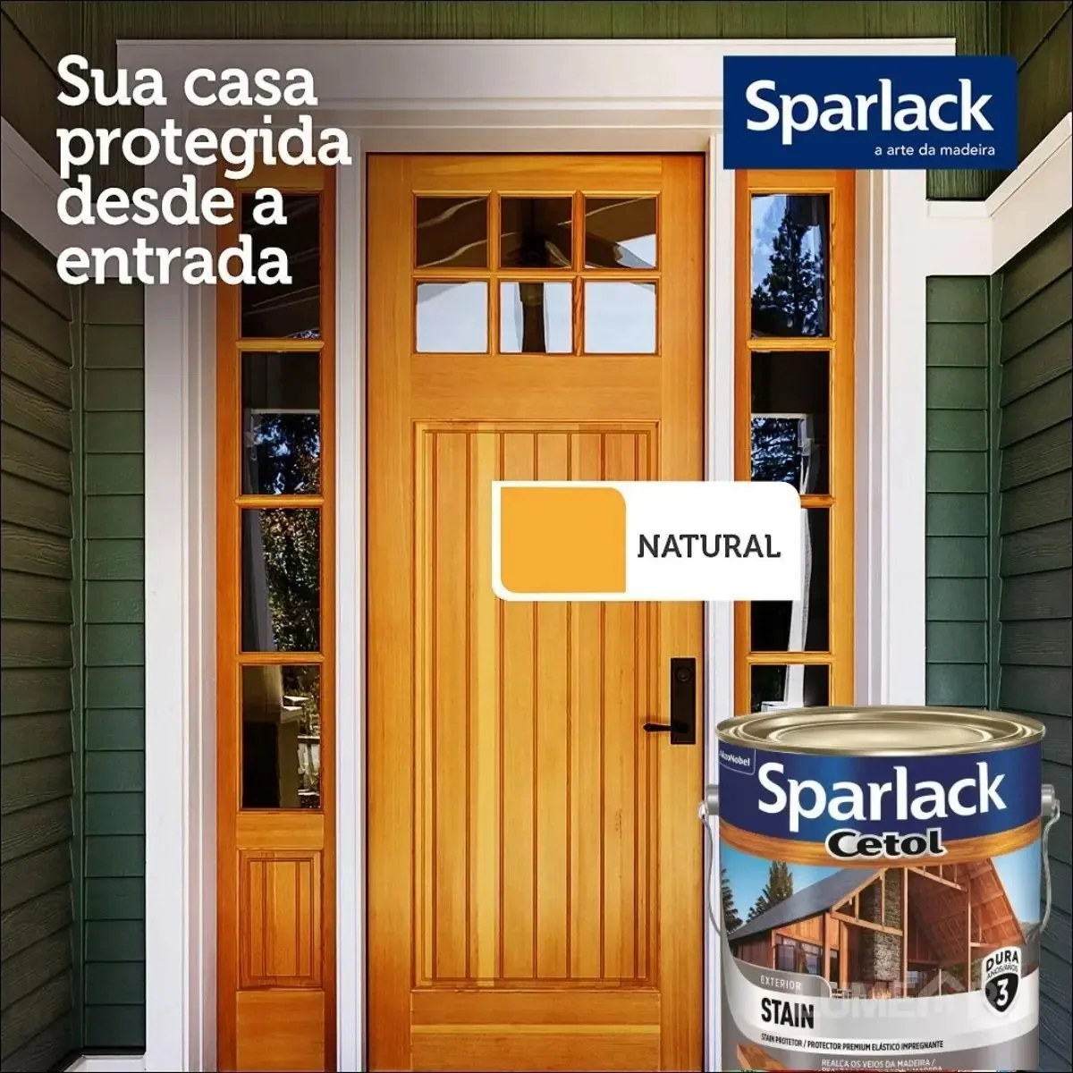 Cetol Stain Acetinado Sparlack Exterior 3,6l - Cores Cor Natural