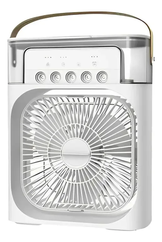 Climatizador Portátil 3 em 1: Umidificador, Ventilador e LED