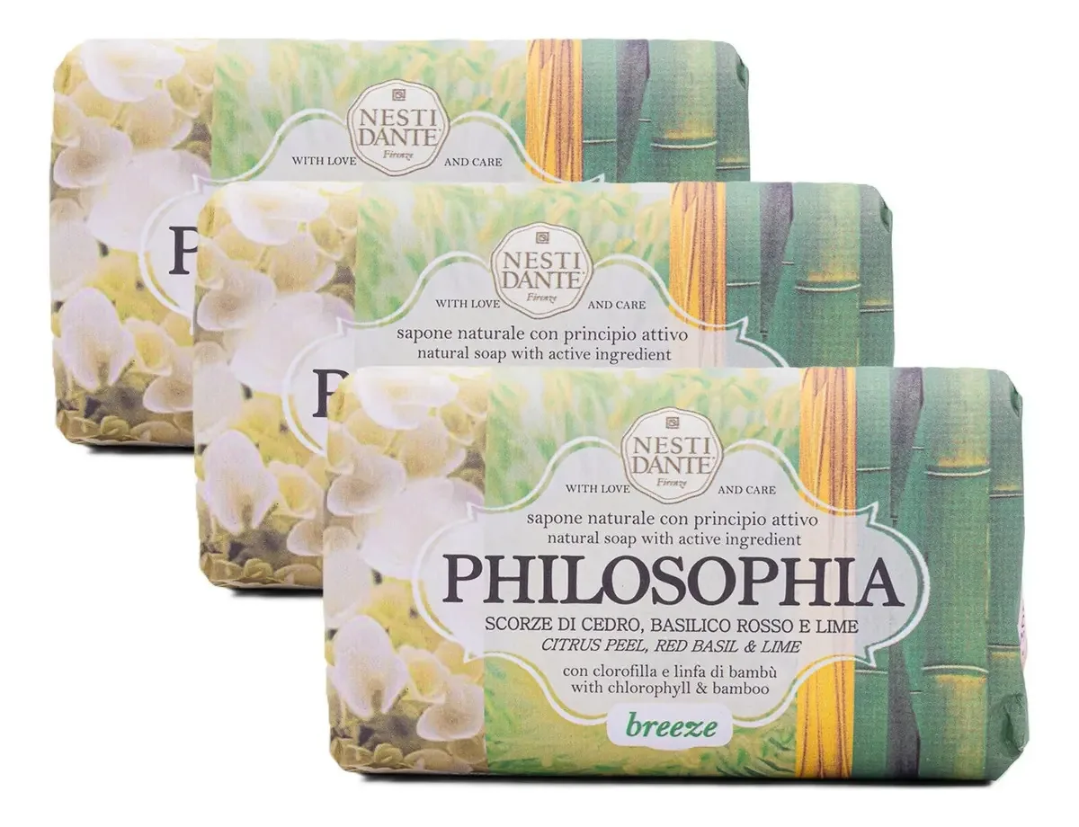 Nesti Dante Kit 3 Sabonetes Philosophia Breeze 150g