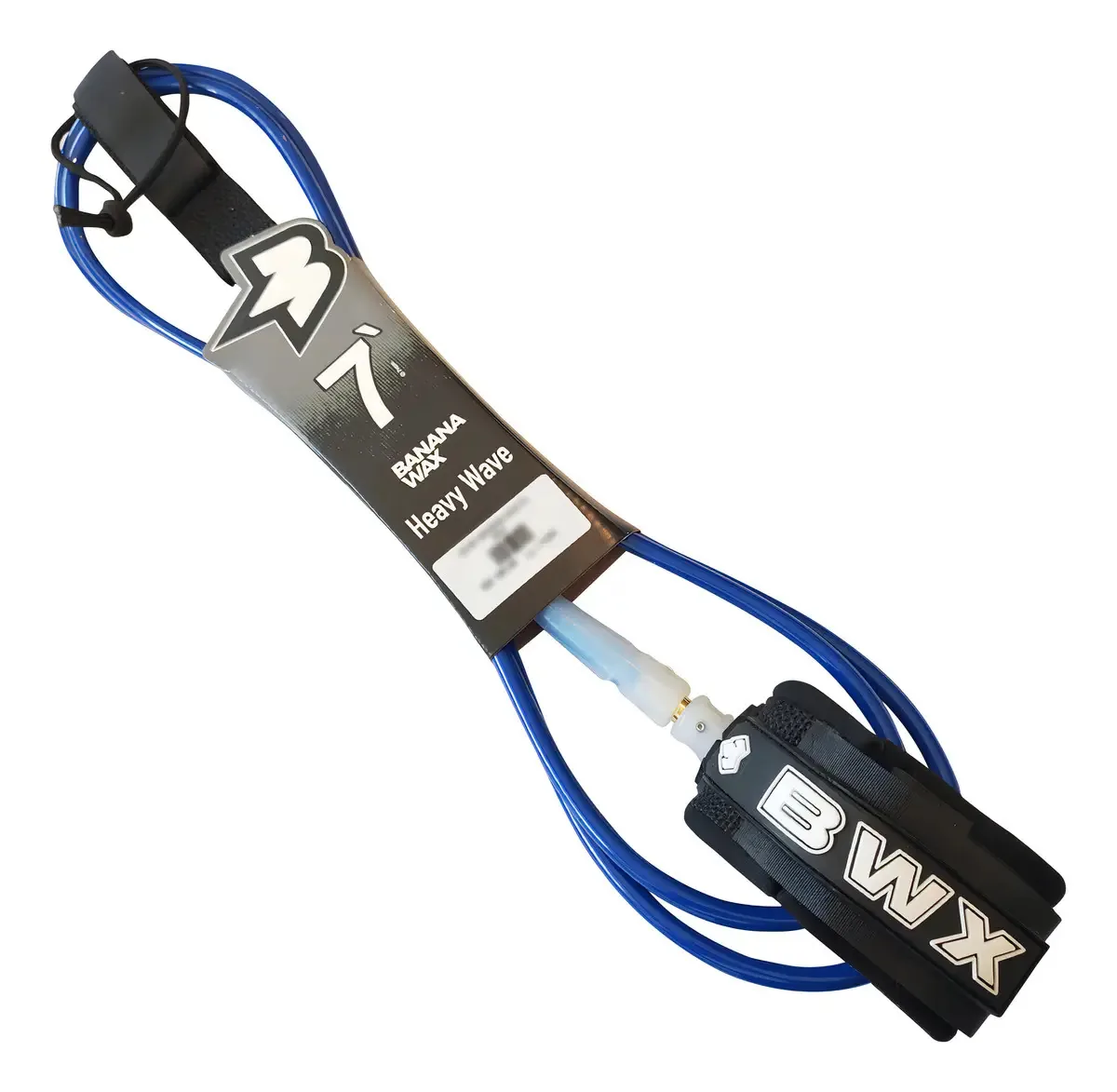 Leash 7 Pés 7mm Duplo Girador Cordinha Strep Onda Grande Cor Azul-marinho
