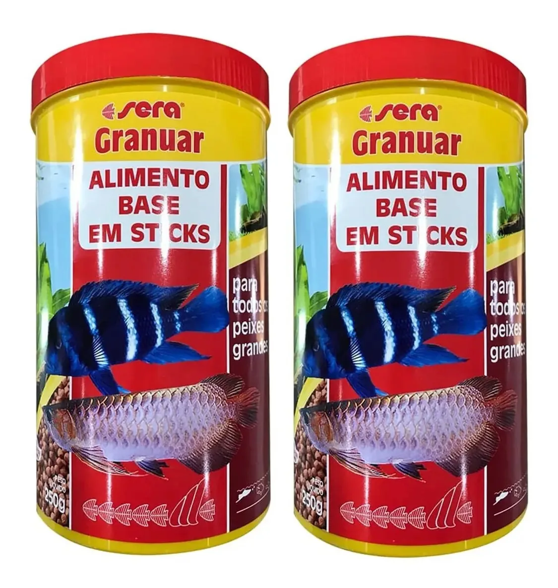Ração Sera Granuar 500g Sticks Para Peixes Grandes