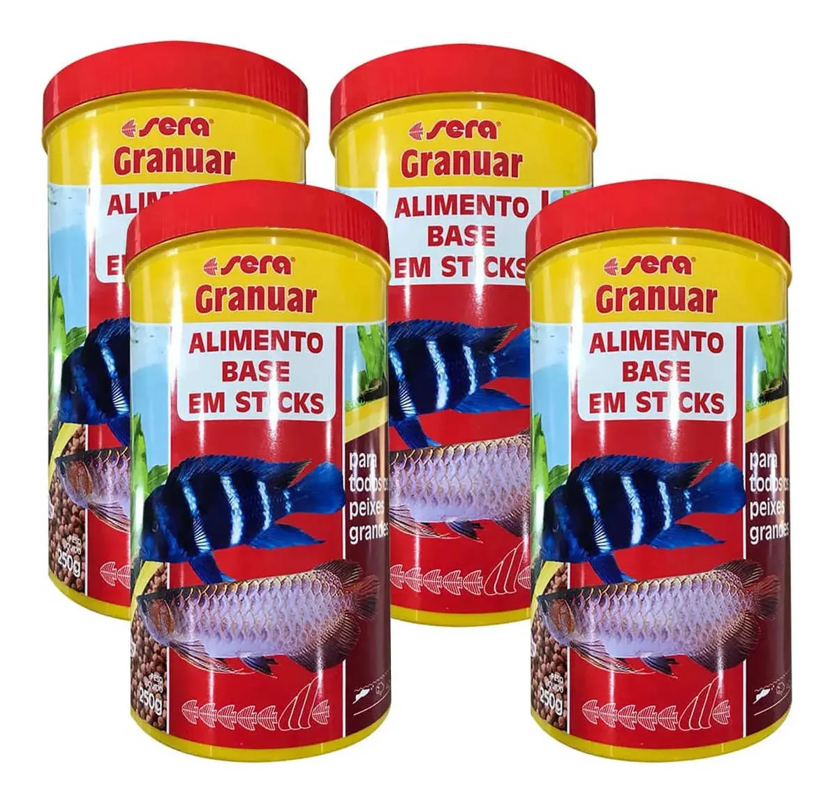 Ração Sera Granuar 1kg Para Peixes Carnívoros