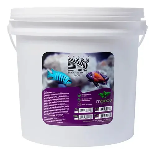 Substrato Mbreda Bw Alcali 25kg Aquários De Ciclídeos