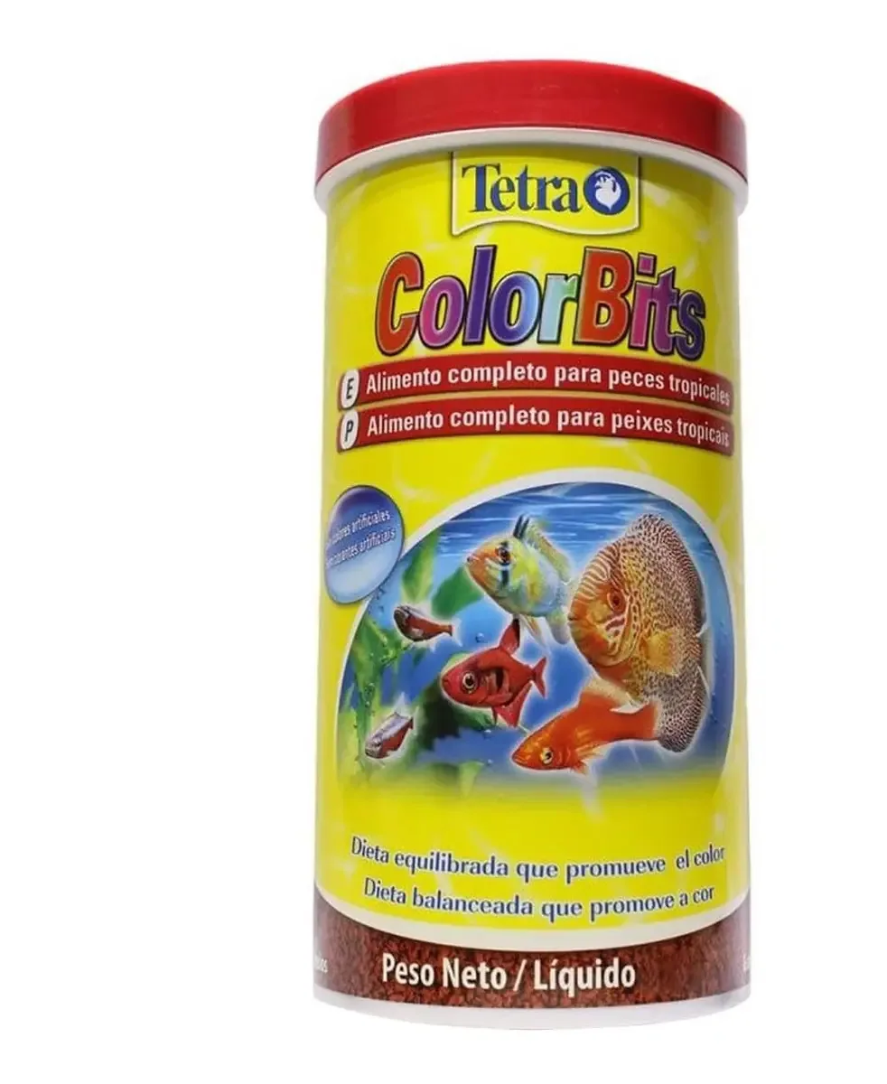 Ração Para Peixes Tetra Colorbits 75g Promove Coloração