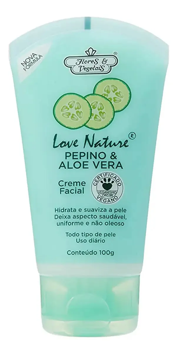 Flores e Vegetais Máscara Facial Pepino 150g