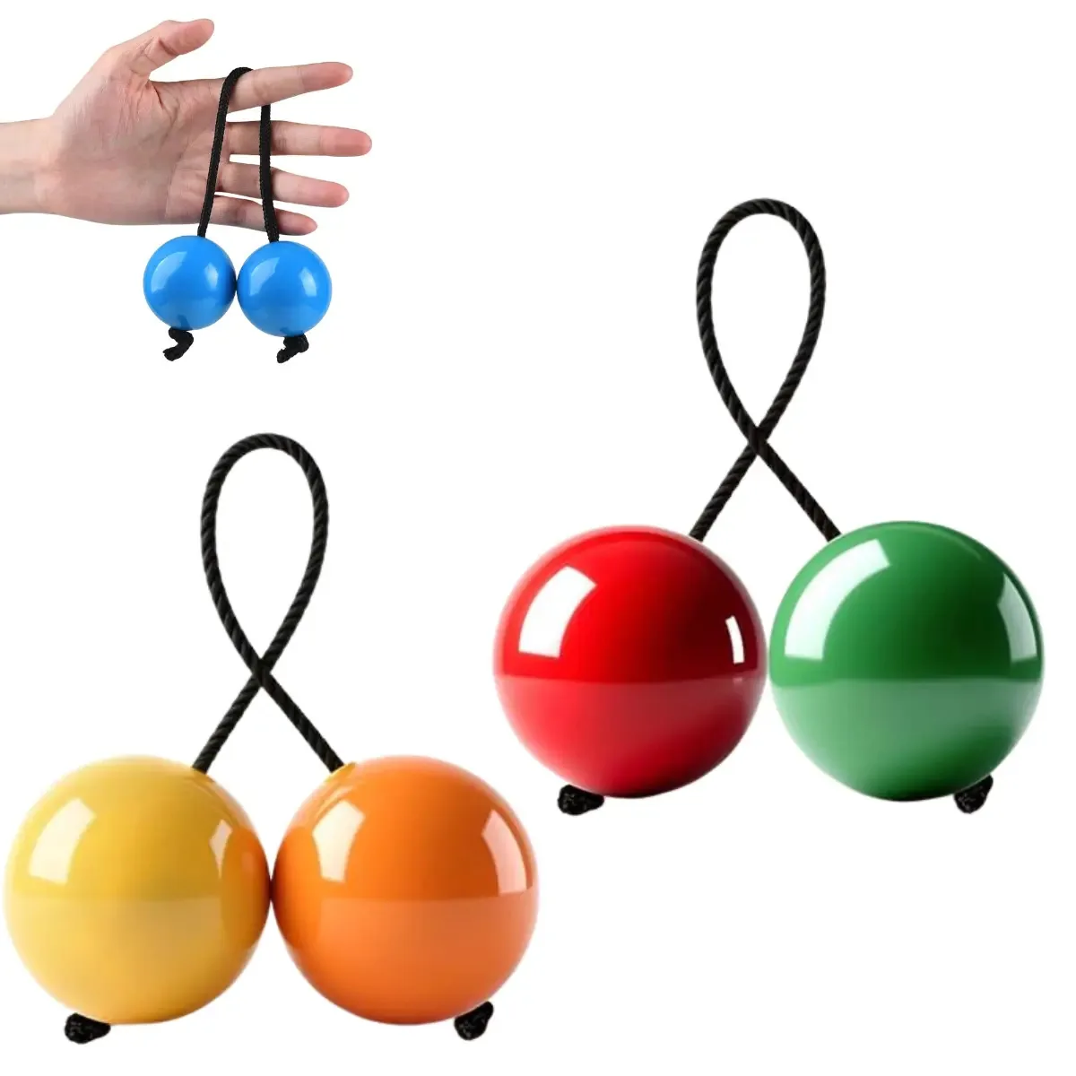 Assalato Zaidans: Instrumento de Percussão com Corda Ajustável e Esferas de 5 cm Para Ritmo