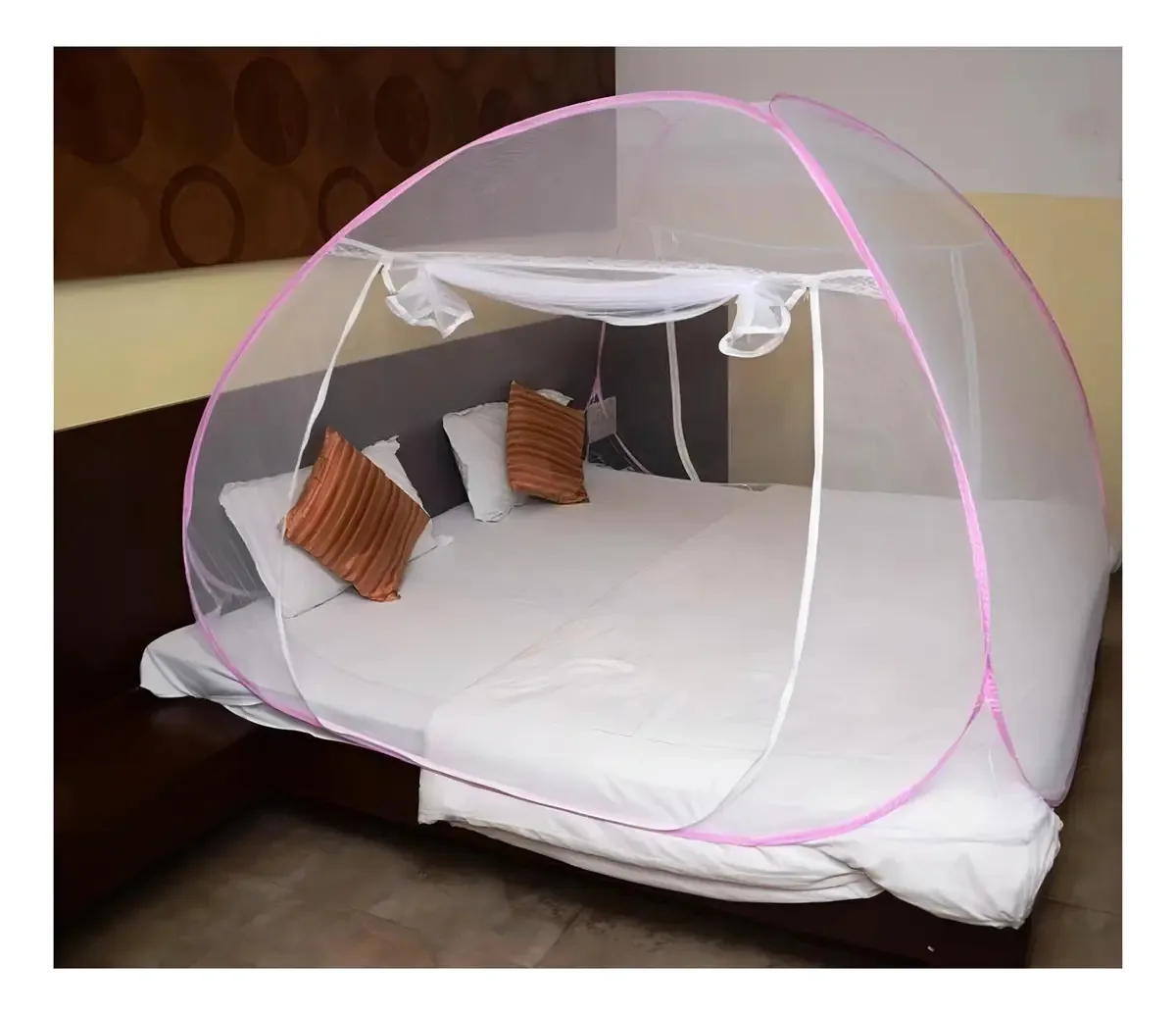 Mosquiteiro Tenda Cama Casal E Queen Dobrável E Portátil